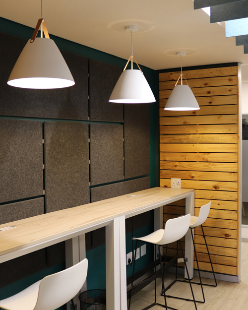 Siemens seating area
