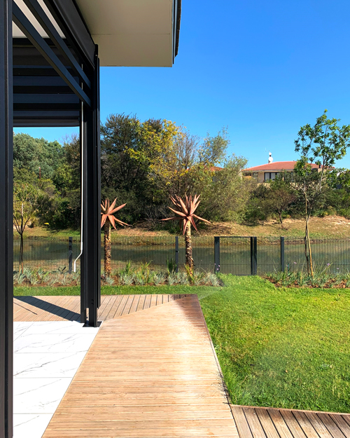 House Prairie patio view