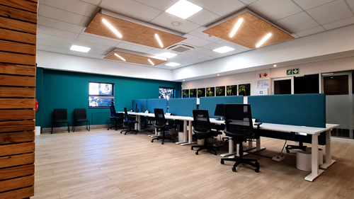 Siemens open plan offices